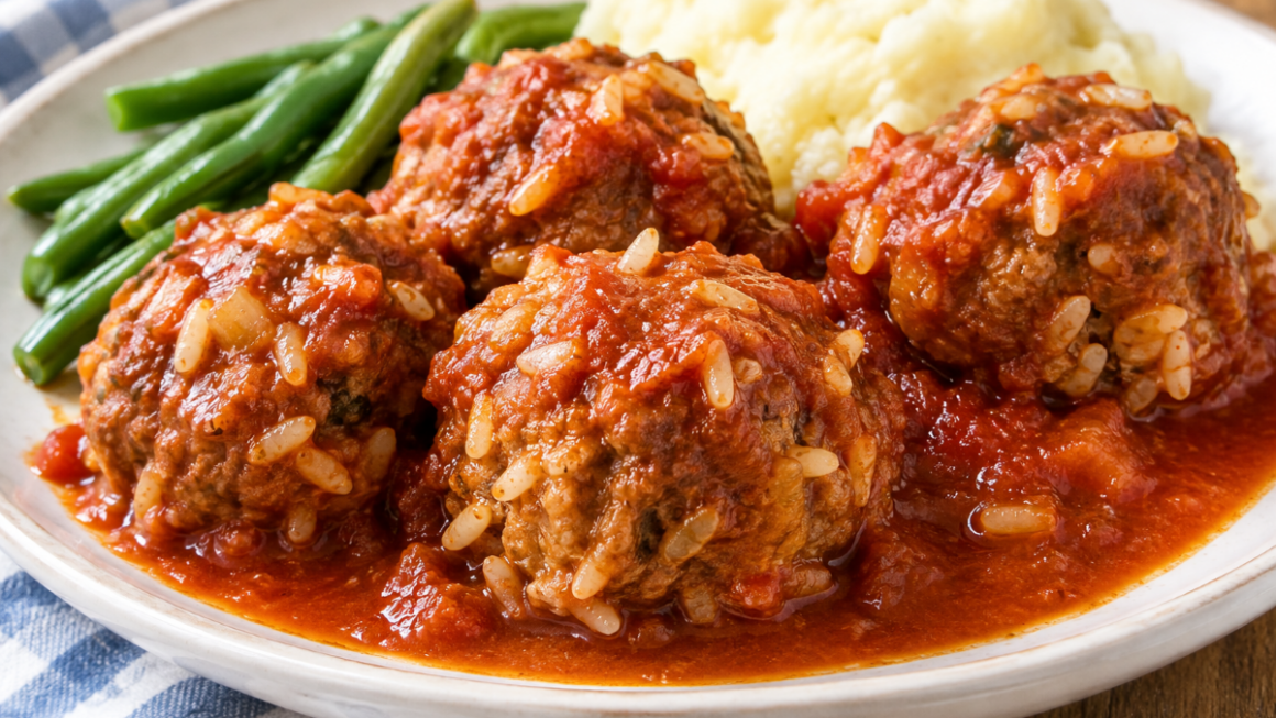 Porcupine Meatballs