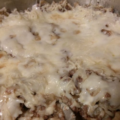 French Onion Rice Skillet - The Frugaler