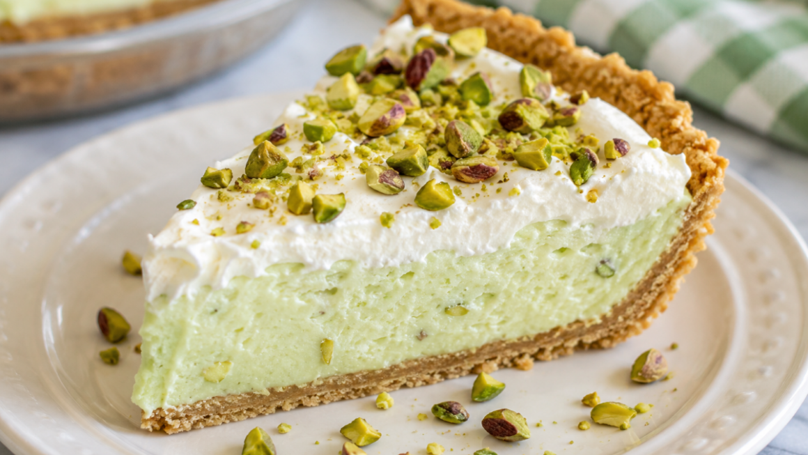 Pistachio Cream Cheese Pie